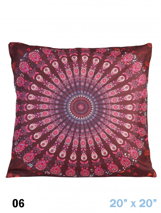 Kaleidoscope Print Cushion W/ Filler